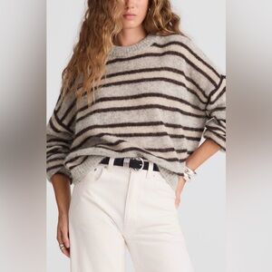 Madewell XL Stripe Alpaca Blend Sweater
*WORN ONCE